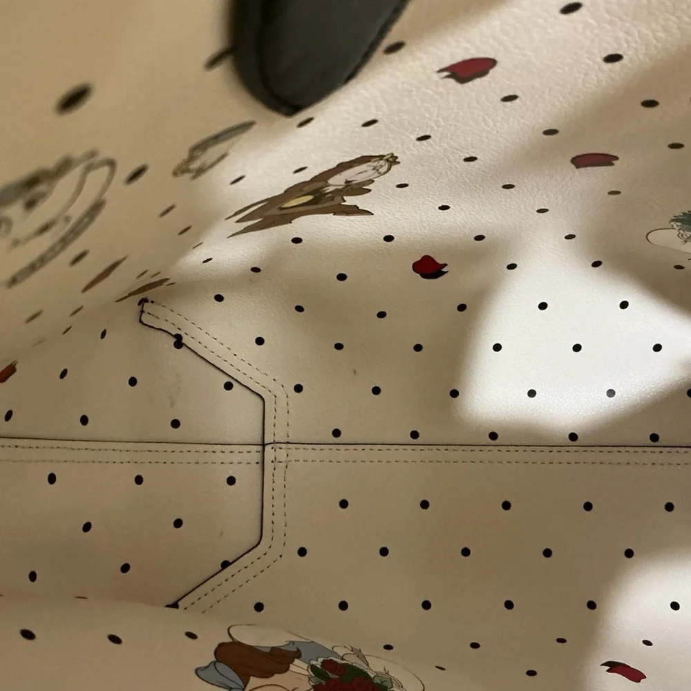 Disney x Kate Spade Beauty and the Beast Black Tote - Picture 6 of 8